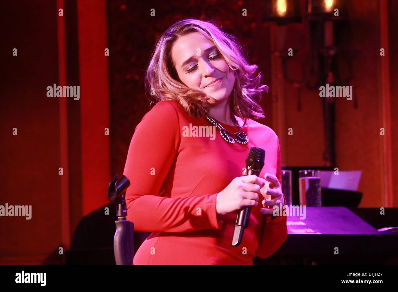 NYC cabaret debut of Jessica Vosk I Came from Jersey For This, held at