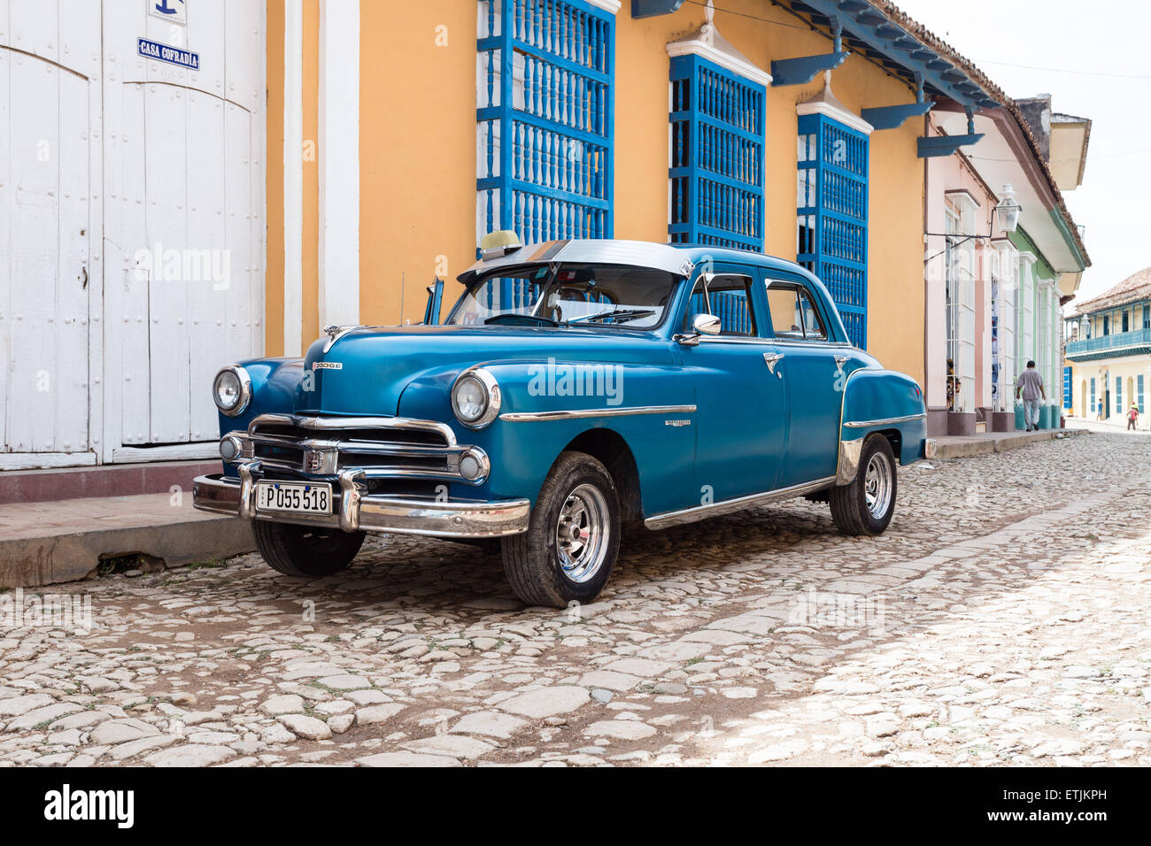Classic American Car in Trinidad, Cuba Stock Photo Alamy