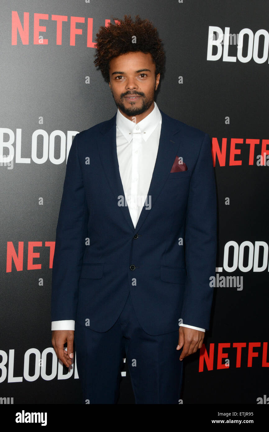 Premiere of the new Netflix original series 'Bloodline' at the SVA Theatre - Red Carpet Arrivals  Featuring: Eka Darville Where: New York City, New York, United States When: 03 Mar 2015 Credit: Ivan Nikolov/WENN.com Stock Photo