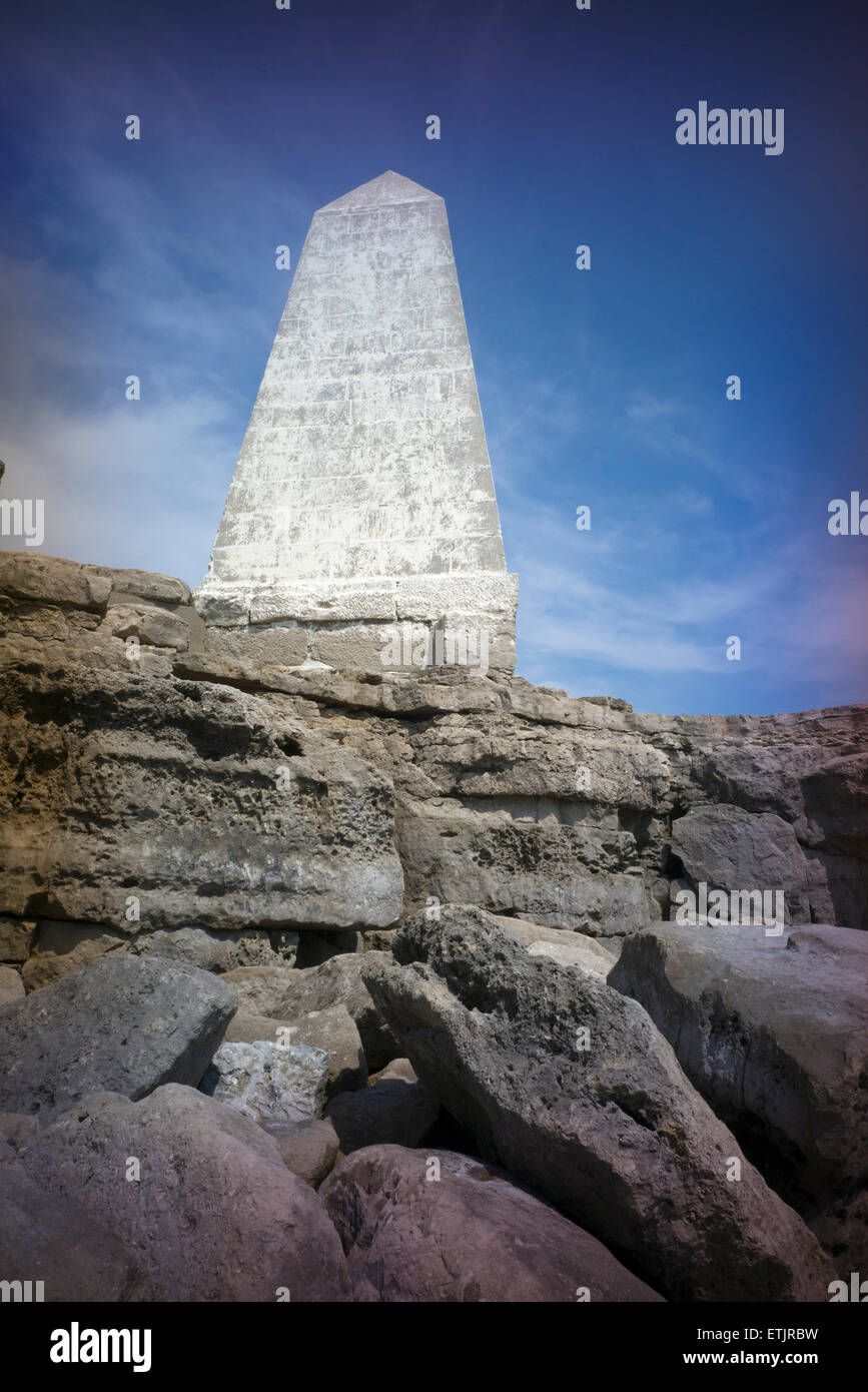 Trinity House Obelisk Dorset England UK Stock Photo Alamy