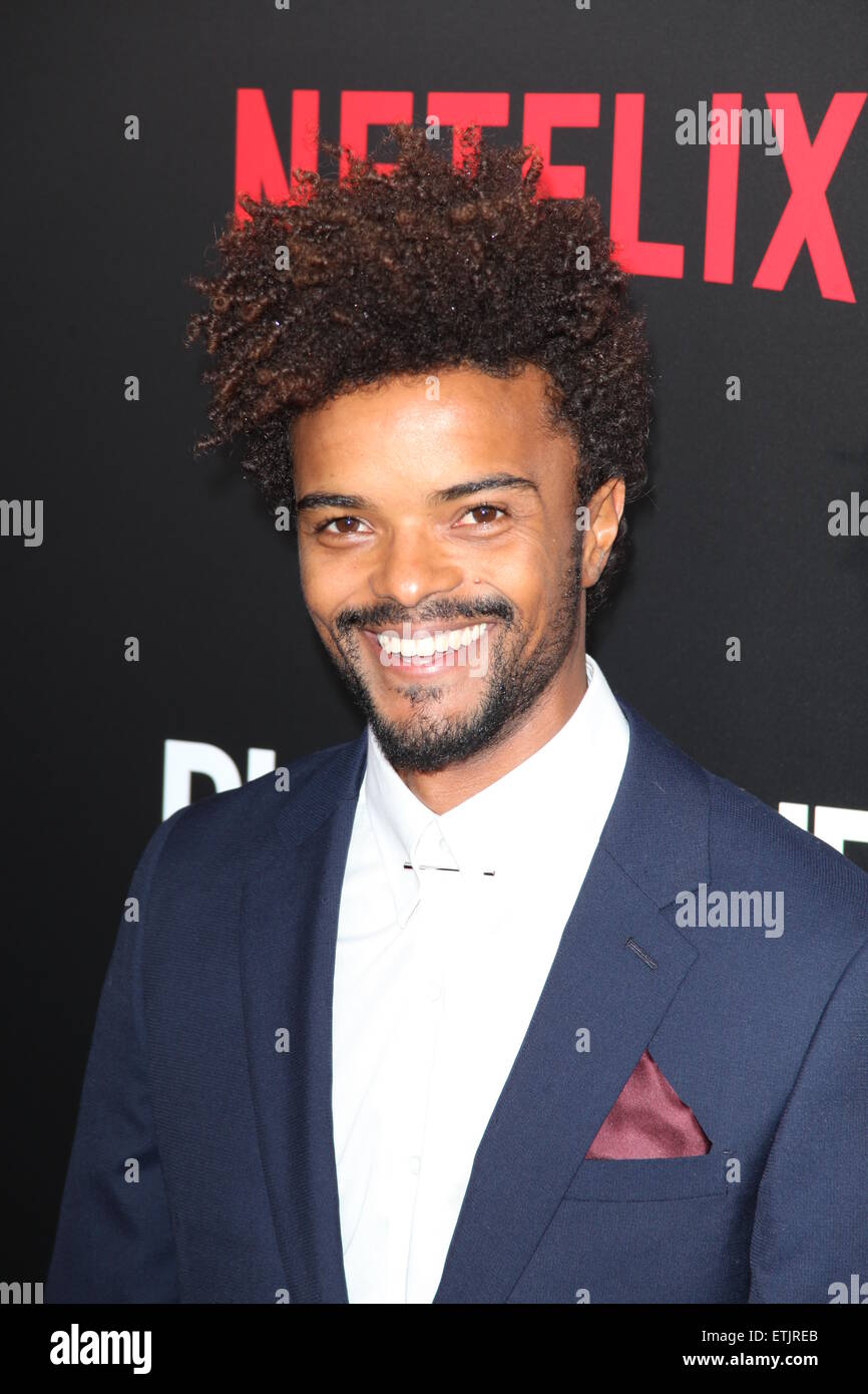 Premiere of the new Netflix original series 'Bloodline' at the SVA Theatre - Red Carpet Arrivals  Featuring: Eka Darville Where: New York City, New York, United States When: 03 Mar 2015 Credit: PNP/WENN.com Stock Photo