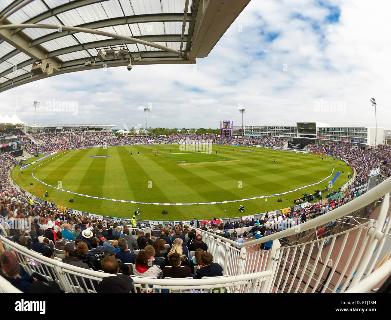 A general view of the Ageas Bowl in Southampton during the third One