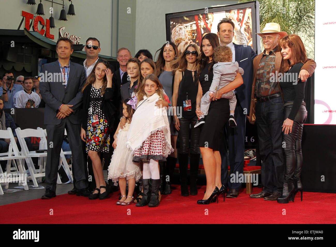 Vince Vaughn Handprints and Footprints Ceremony Featuring Vince Vaughn