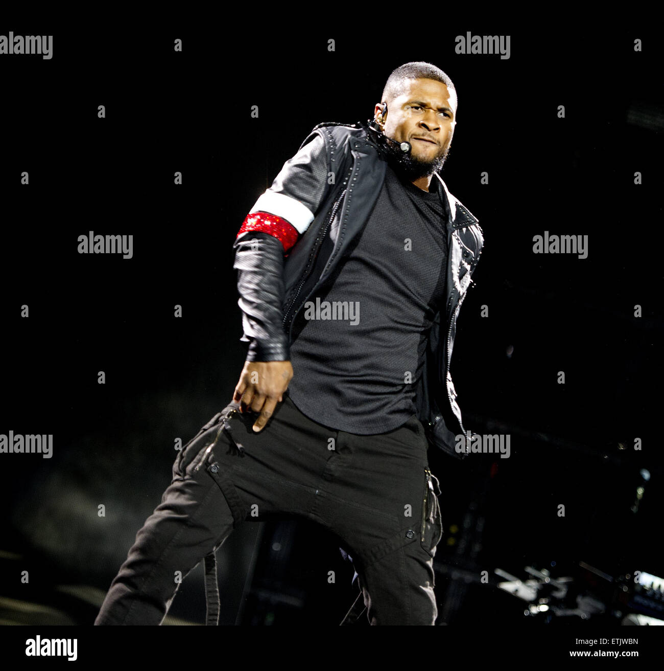 Usher performing live in concert at the Ziggo Dome The UR Experience