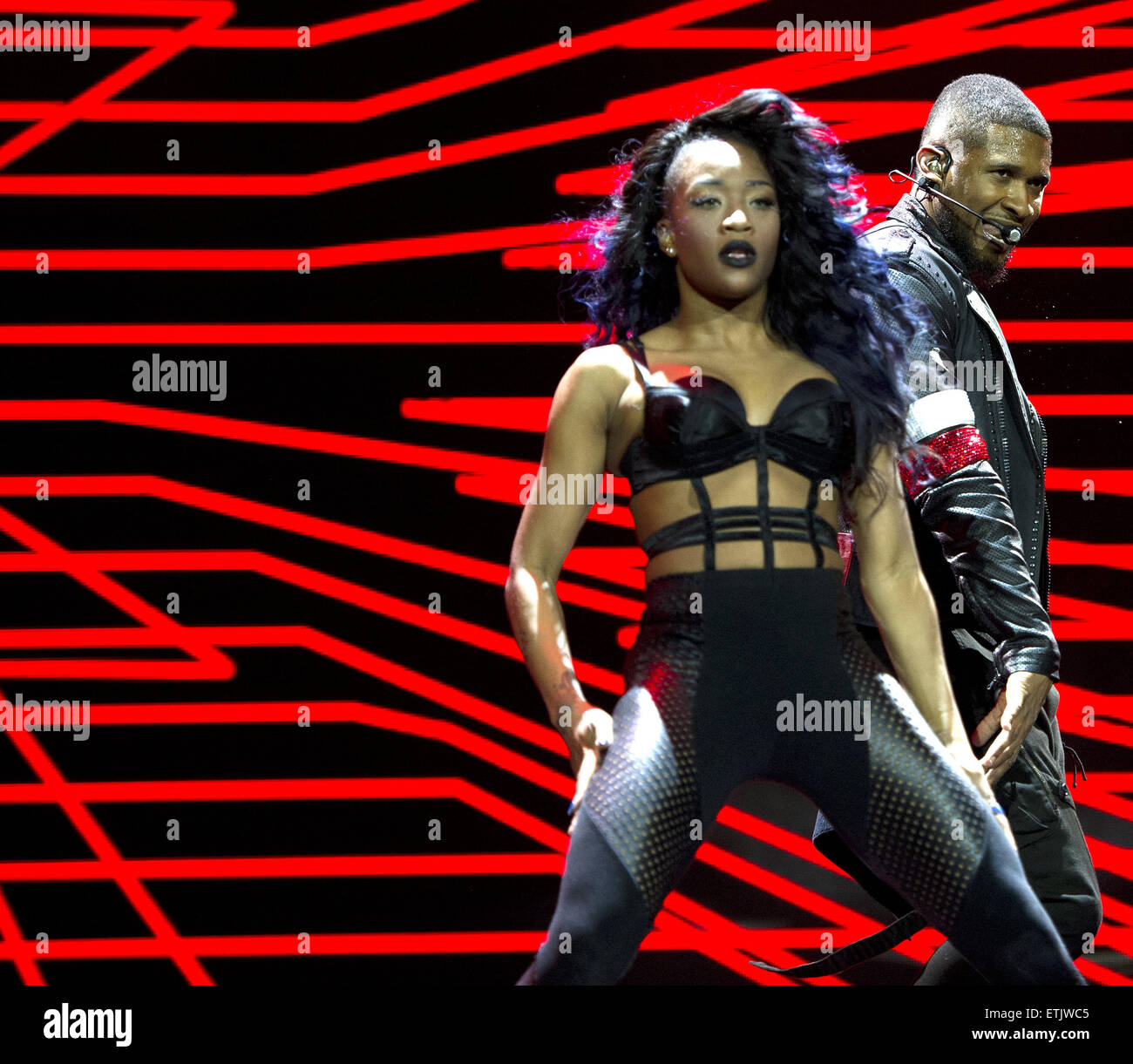Usher performing live in concert at the Ziggo Dome The UR Experience