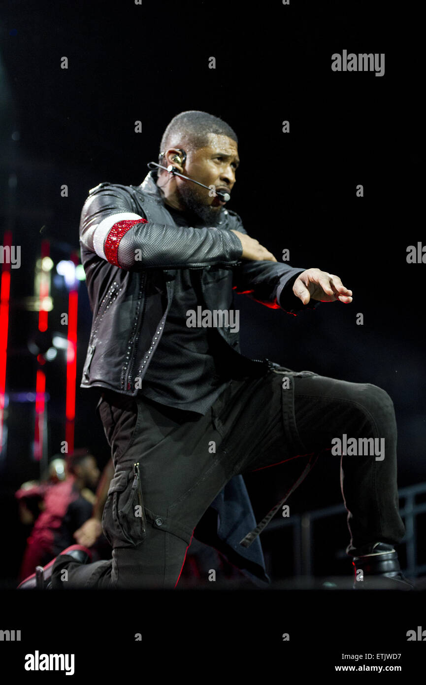 Usher performing live in concert at the Ziggo Dome The UR Experience