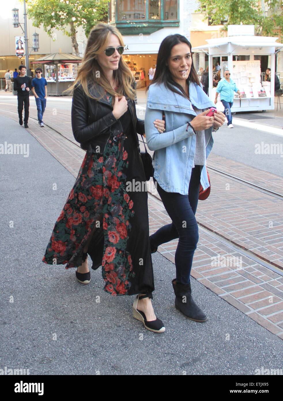 Monet Mazur goes shopping at The Grove in Hollywood with a friend  Featuring: Monet Mazur Where: Los Angeles, California, United States When: 04 Mar 2015 Credit: WENN.com Stock Photo