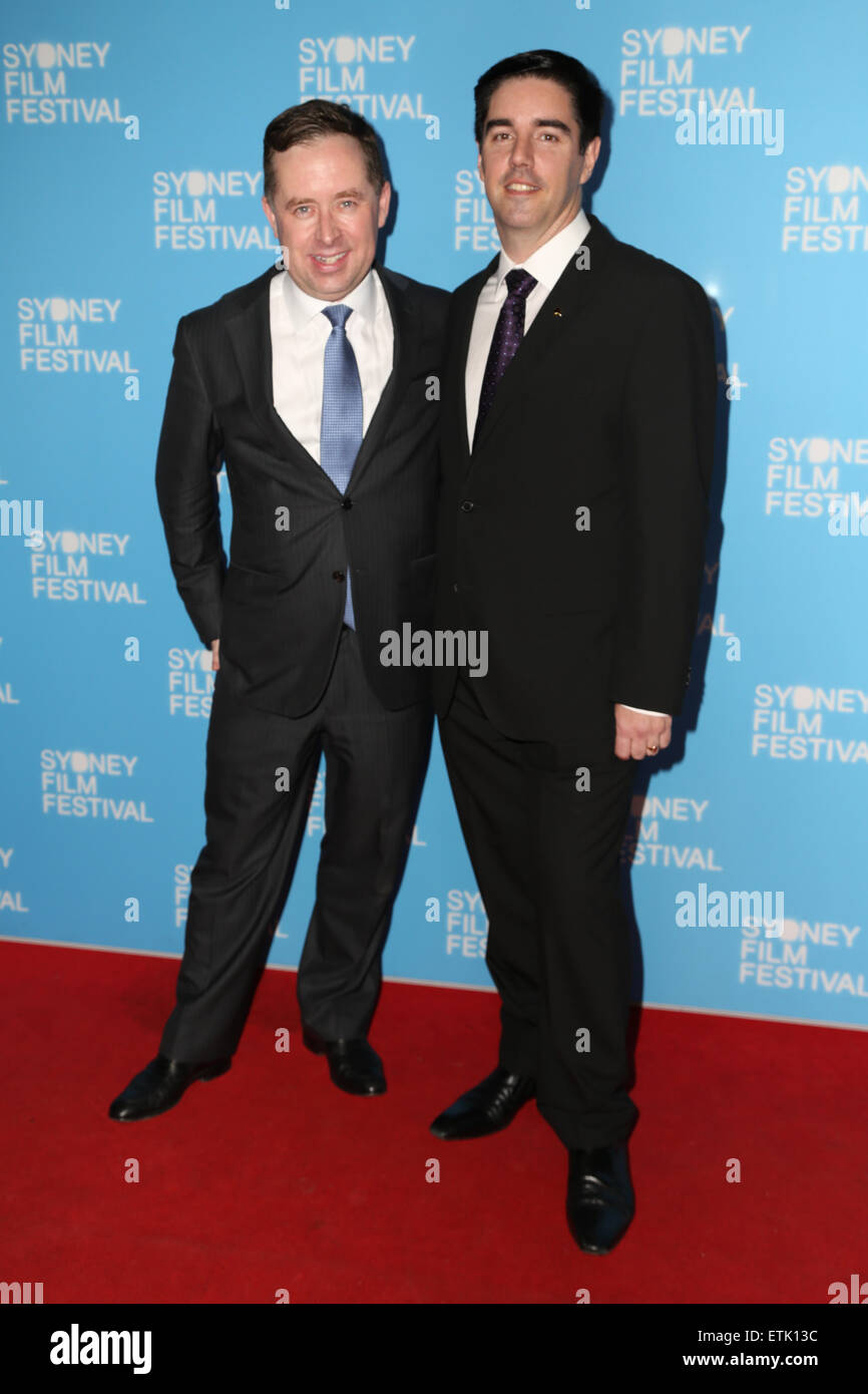 Sydney Australia 14 June 2015 Pictured Qantas Ceo Alan Joyce And Partner Shane Lloyd Vips