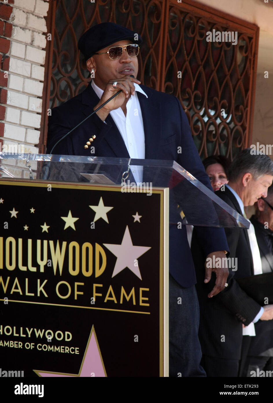 Chris O'Donnell is honored with a star on the Hollywood Walk of Fame  Featuring: LL Cool J, James Todd Smith Where: Los Angeles, California, United States When: 05 Mar 2015 Credit: Nicky Nelson/WENN.com Stock Photo