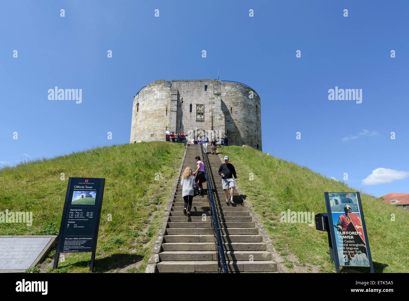 Clifford's Tower Stock Photo
