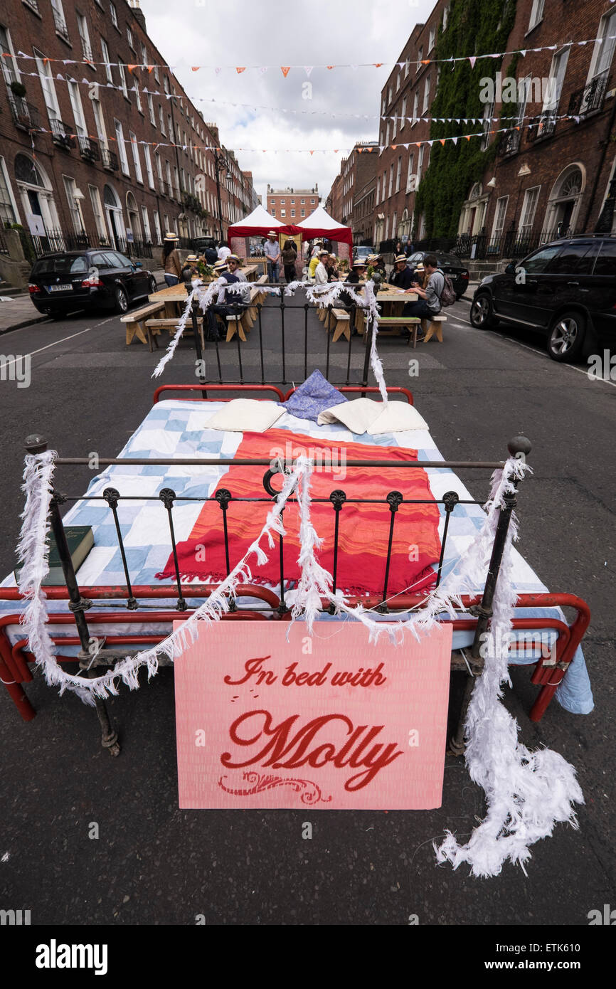 North Great Street, Dublin, Ireland. 14th June, 2015. The James Joyce Centre along with