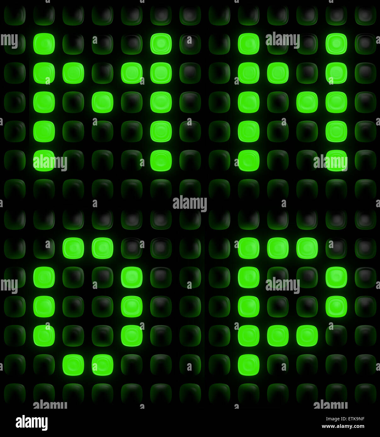 Illustration of the green digital letters Stock Photo - Alamy