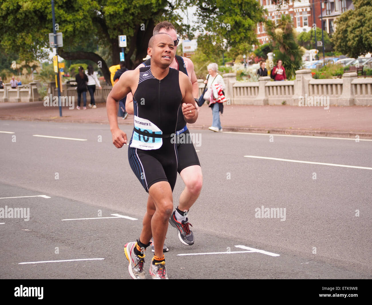 Portsmouth, UK. 14th June, 2015. competitors in the Portsmouth Try a ...