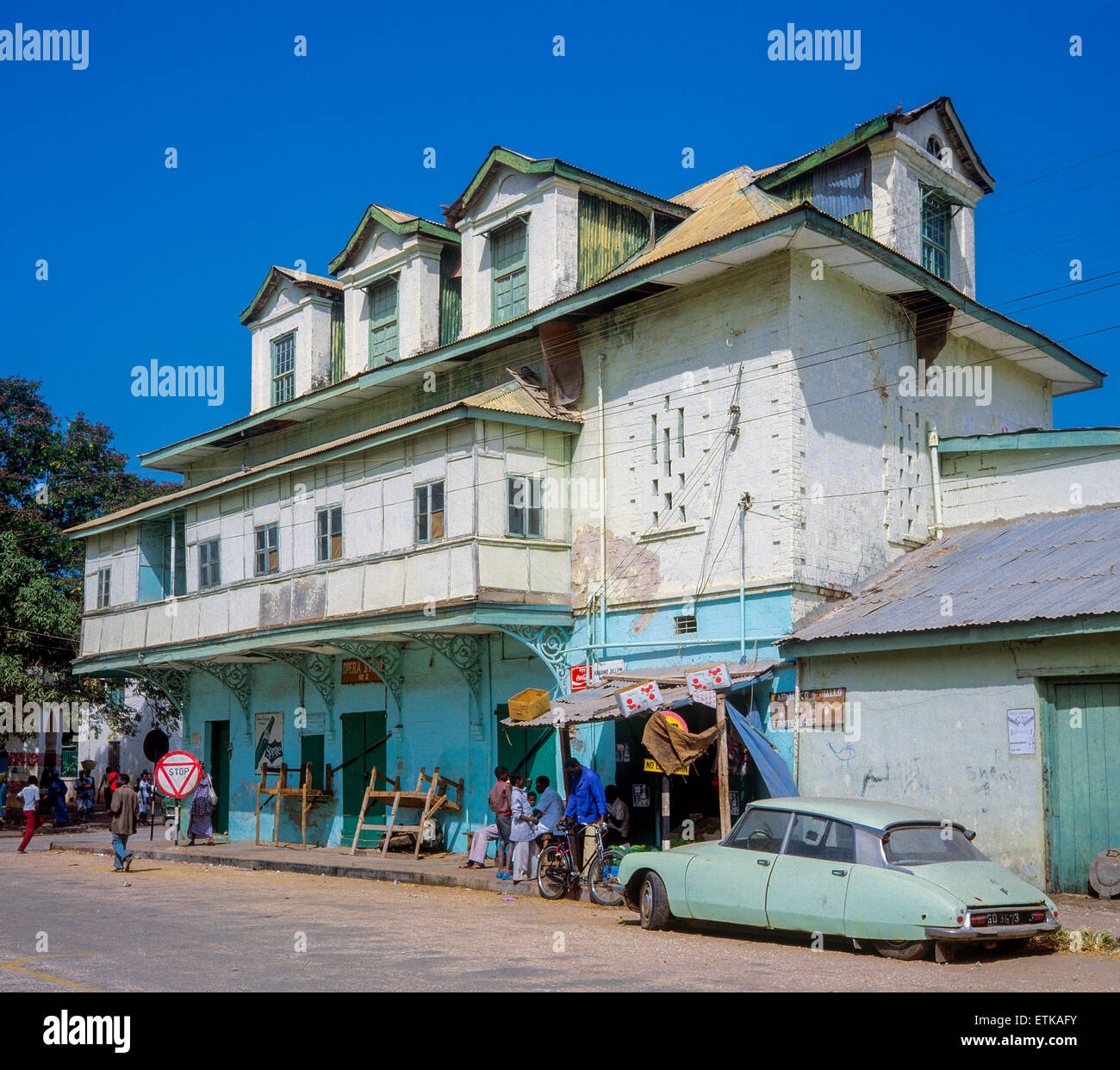 Opera store building, Banjul, Gambia, West Africa Stock Photo