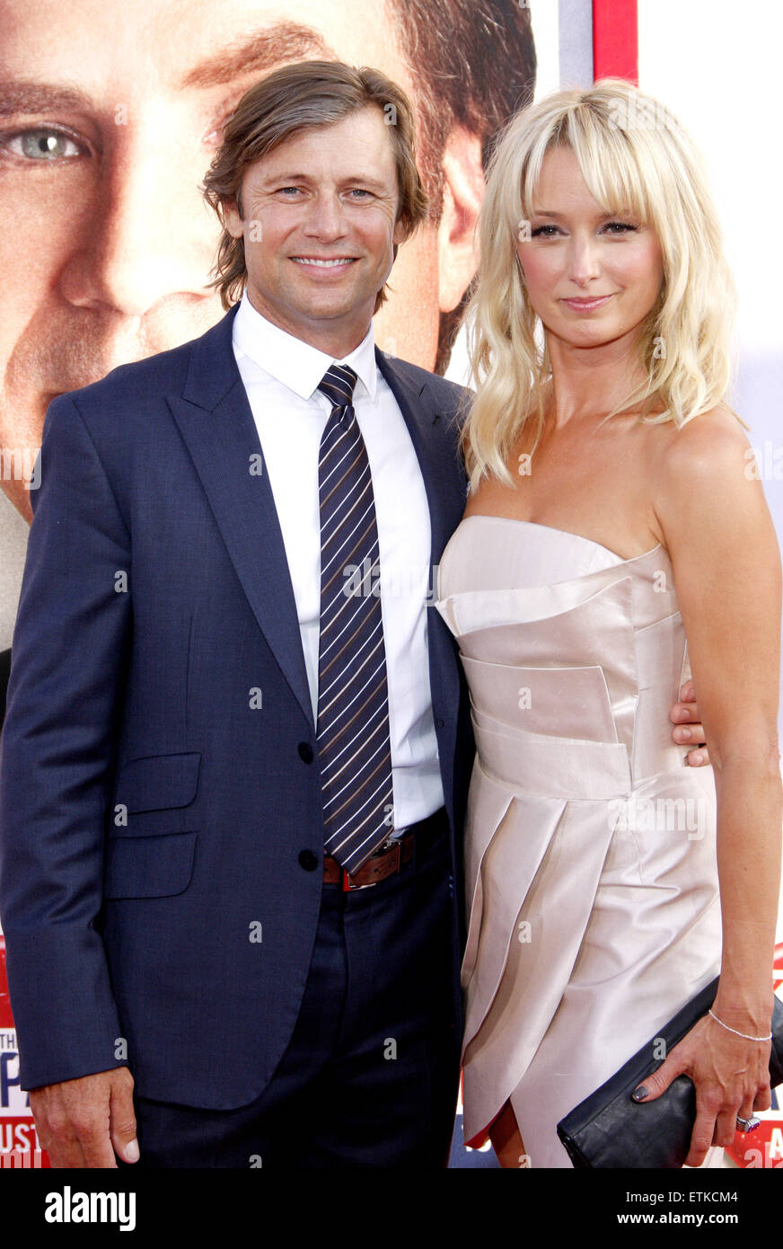 Grant Show and Katherine LaNasa at the Los Angeles premiere of 'Campaign' held at the Grauman's Chinese Theater in Hollywood. Stock Photo