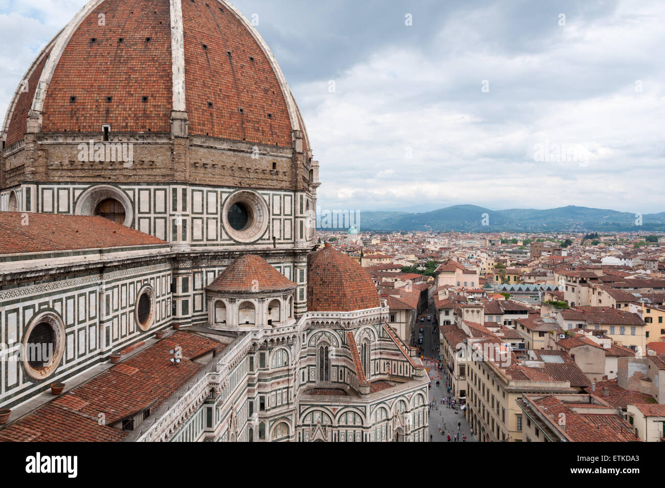 Dome of the Basilica di Santa Maria del Fiore (the Duomo), Florence ...