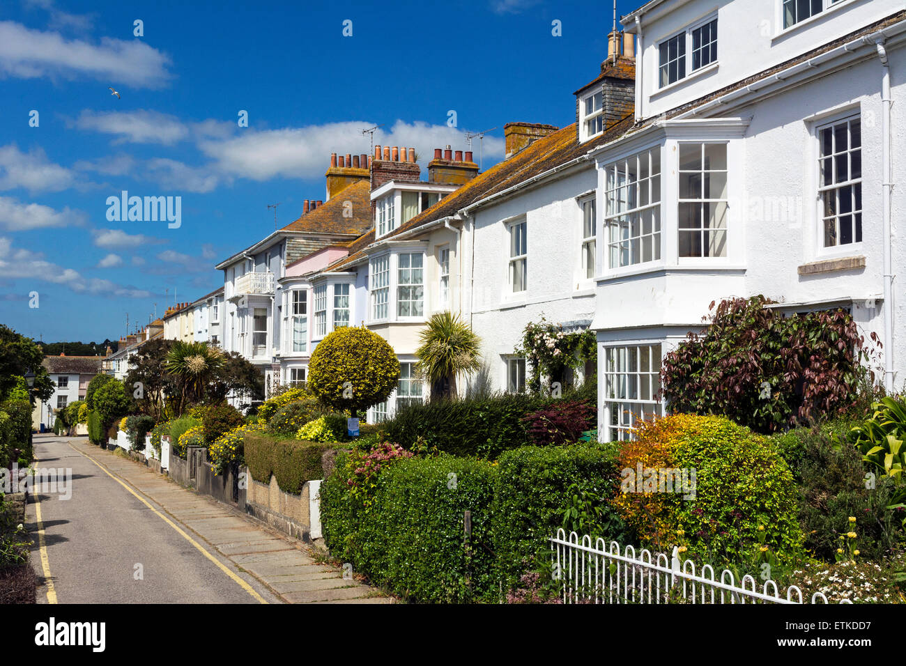 Penzance town in cornwall england hires stock photography and images