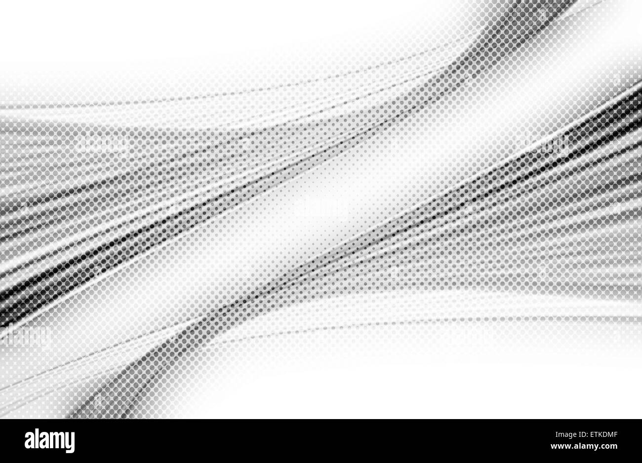abstract black and white background and digital wave with motion blur ...