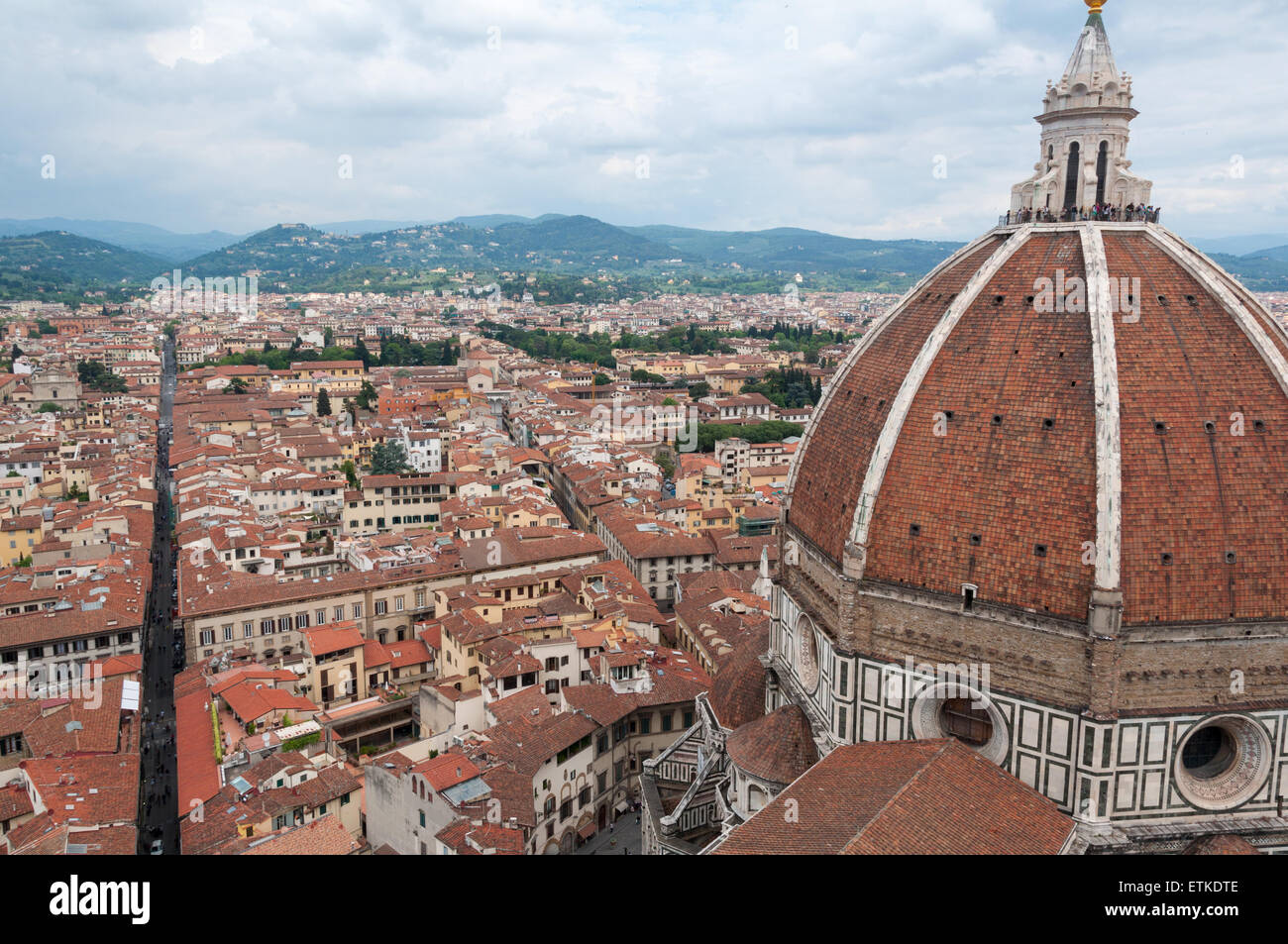 Dome of the Basilica di Santa Maria del Fiore (the Duomo), Florence ...