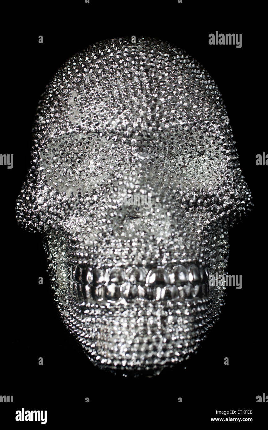 Jeweled Skull Stock Photo