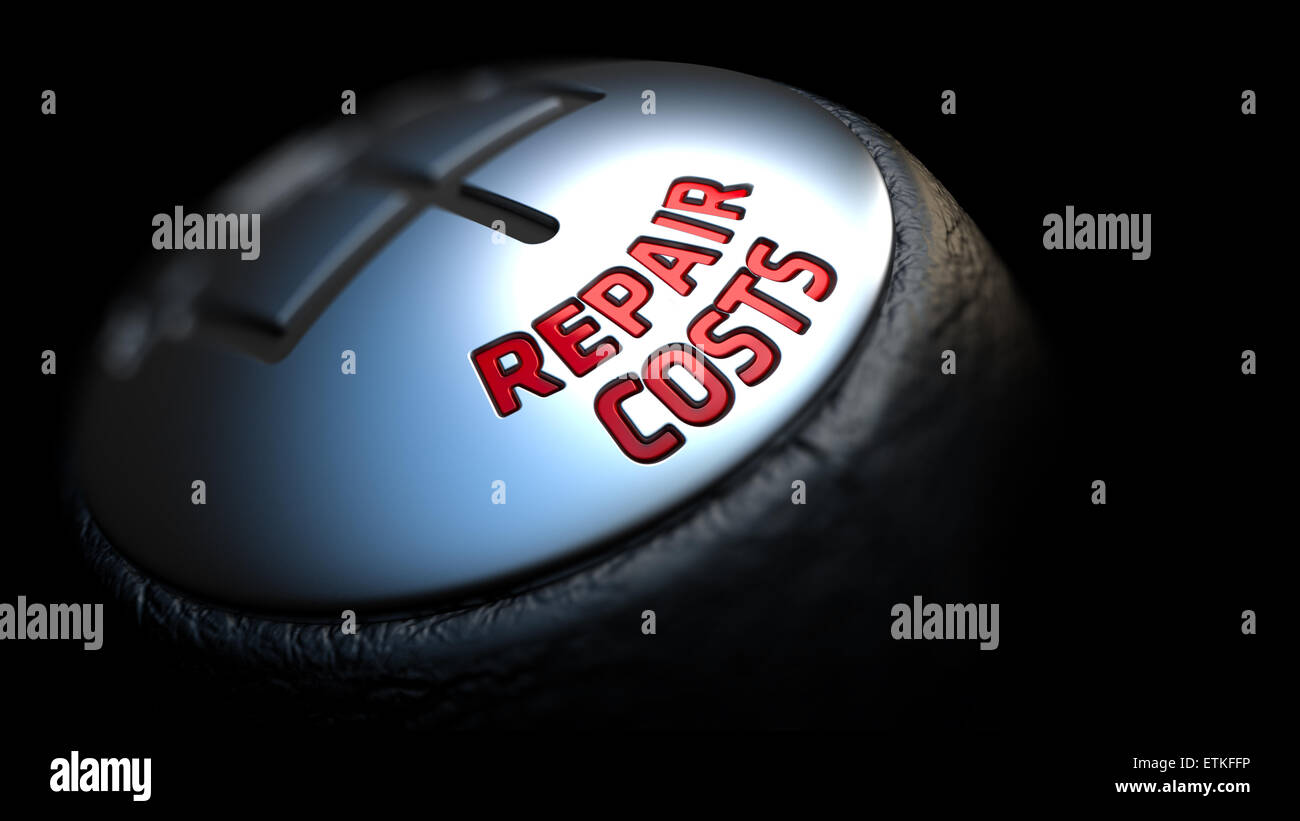 Repair Costs on Gear Shift Stock Photo Alamy