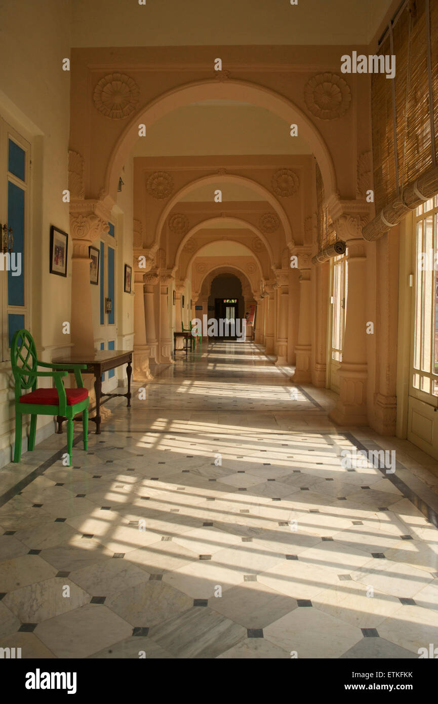Lalgarh Palace Heritage Hotel, Bikaner, Rajasthan, India Stock Photo
