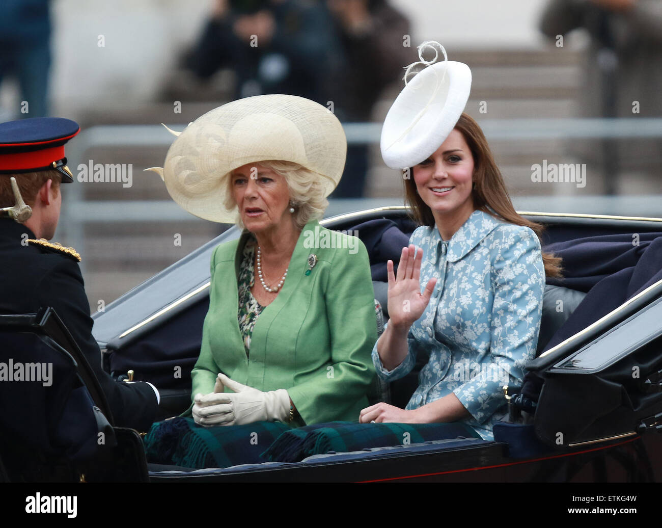 Trooping the Colour . . London, UK . . 13.06.2015 Camilla, Duchess of ...