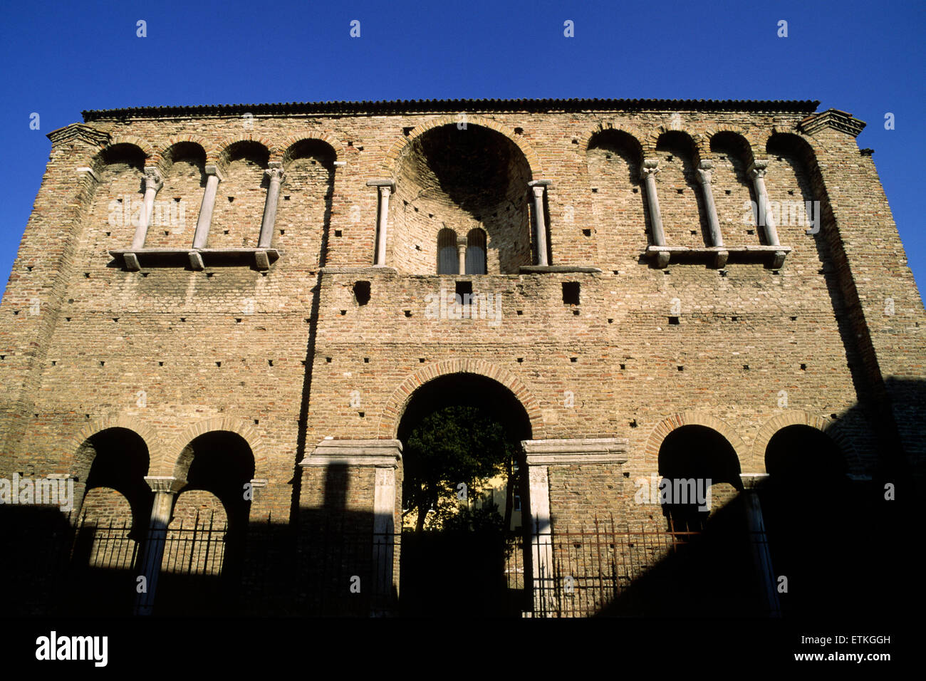 Italy, Emilia Romagna, Ravenna, Palace of Theodoric Stock Photo