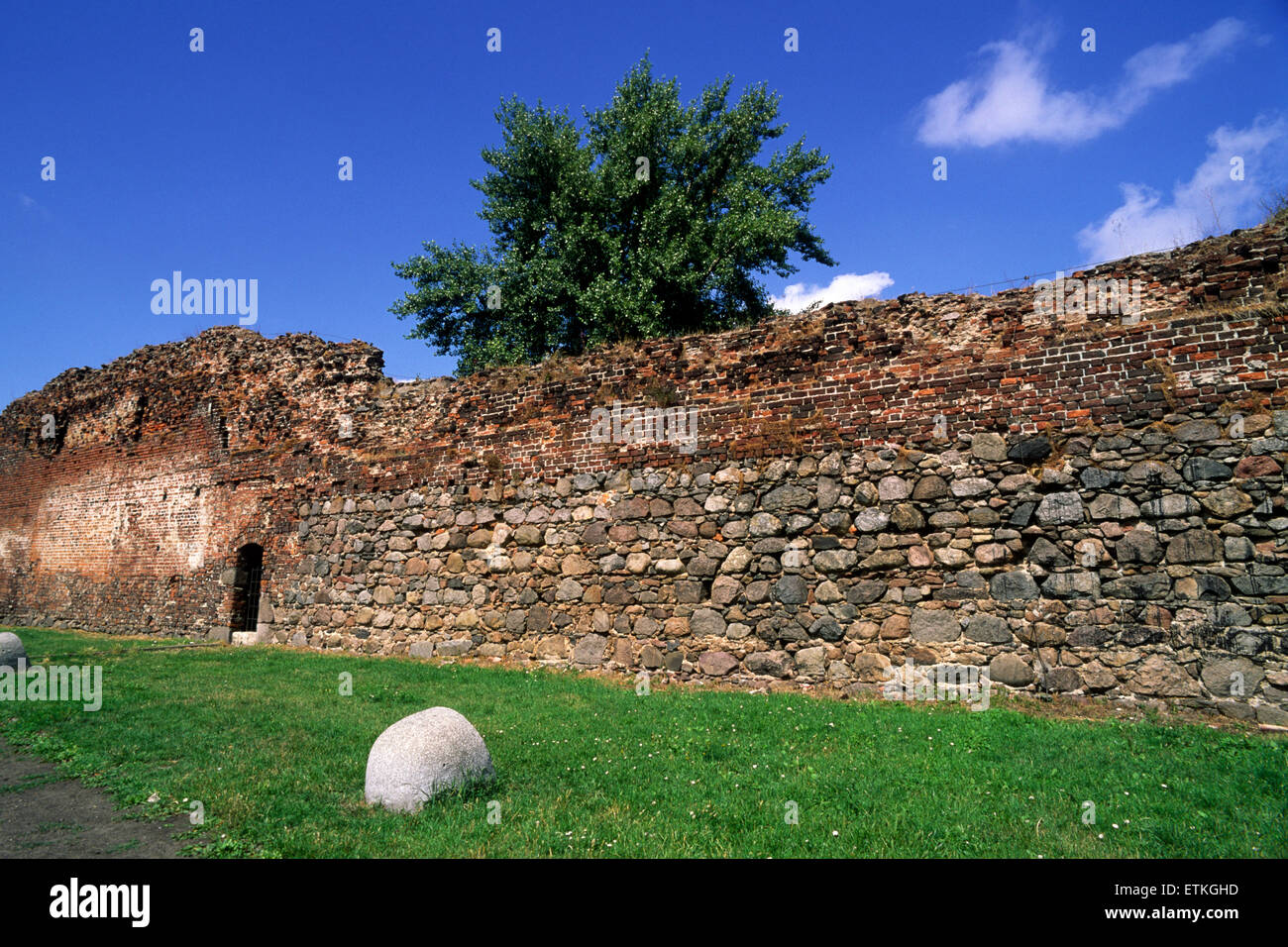 Poland, Torun, ruins of the Teutonic Knights' castle Stock Photo