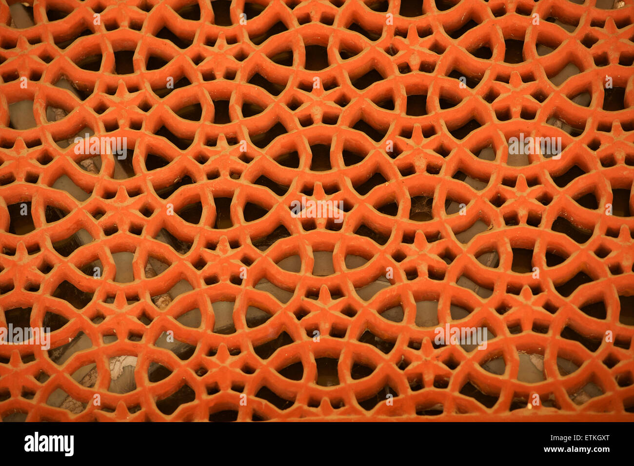 Ornate stone carving. Palace of Jaipur, Jaipur, Rajasthan, India Stock