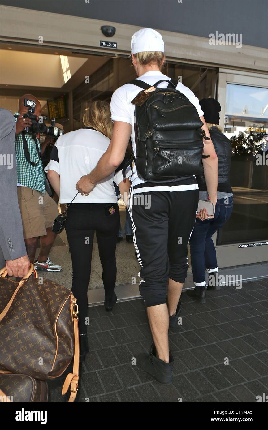 Chloe Moretz departs from Los Angeles International Airport (LAX) with