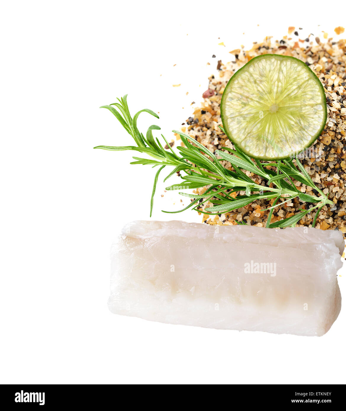 Cod Fish Fillets Isolated On White Background Stock Photo - Alamy