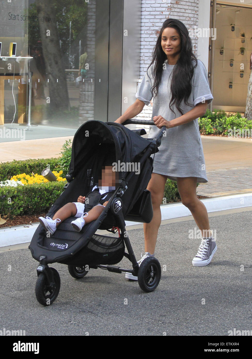 Singer Ciara pushes her son Future in a stroller while shopping at The  Grove in Hollywood Featuring: Ciara, Future Jr. Where: Los Angeles,  California, United States When: 10 Mar 2015 Credit: WENN.com