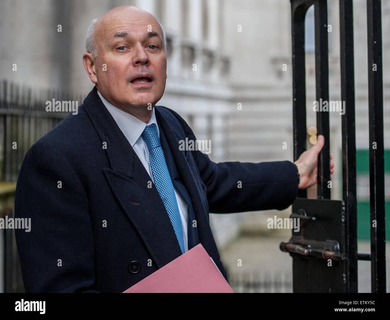 Iain Duncan Smith Secretary Of State For Work And Pensions