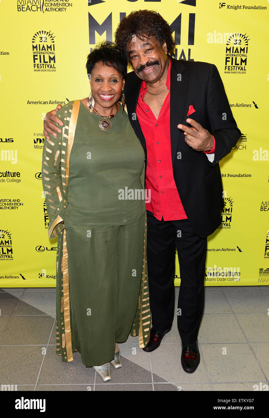 MIFF screening of 'The Record Man' - Arrivals Featuring: Singer Anita Ward,  Singer George McCrae Where: Miami Beach, Florida, United States When: 10  Mar 2015 Credit: Johnny Louis/WENN.com Stock Photo - Alamy