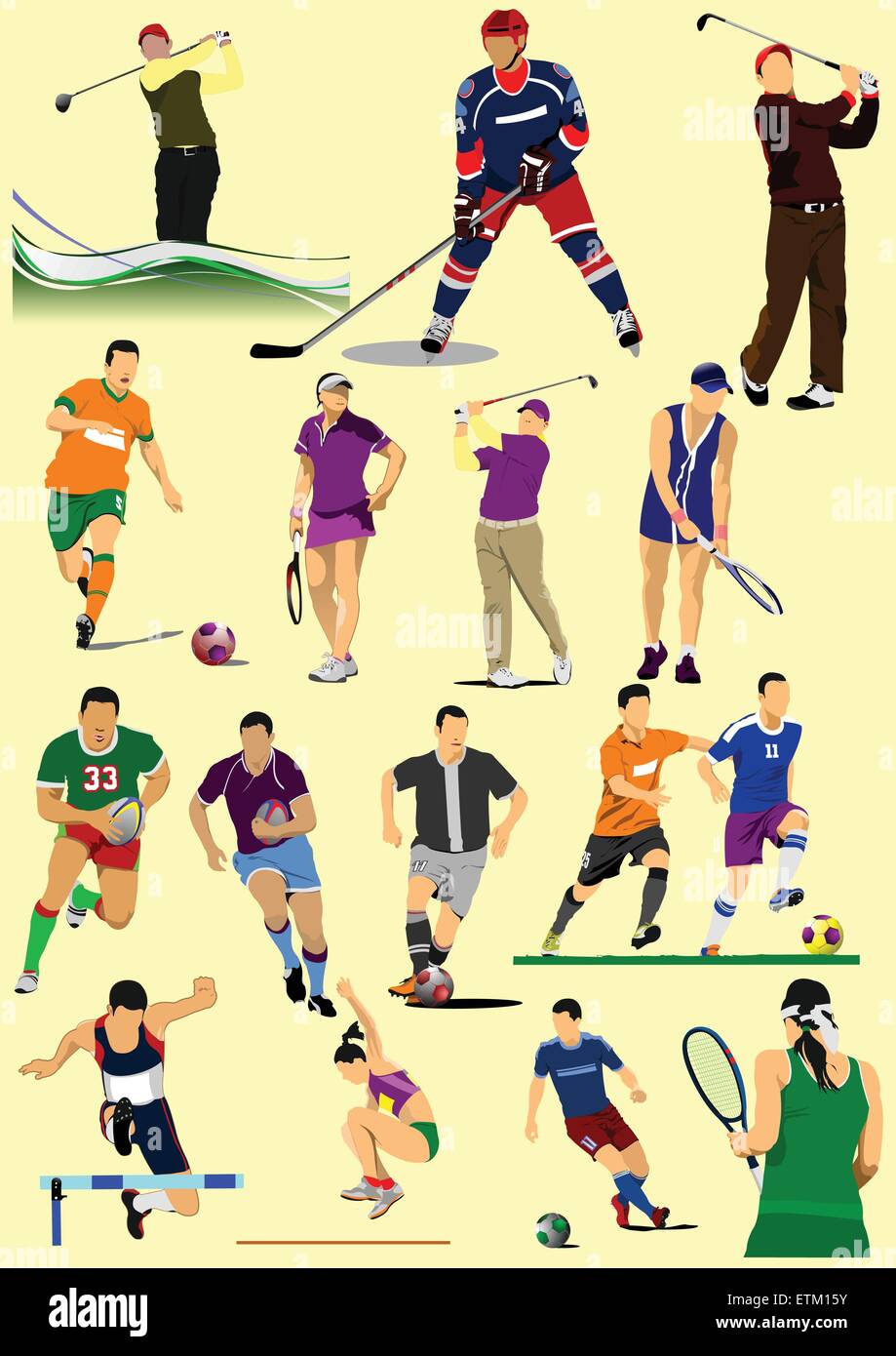 Game few people soccer Stock Vector Images Alamy