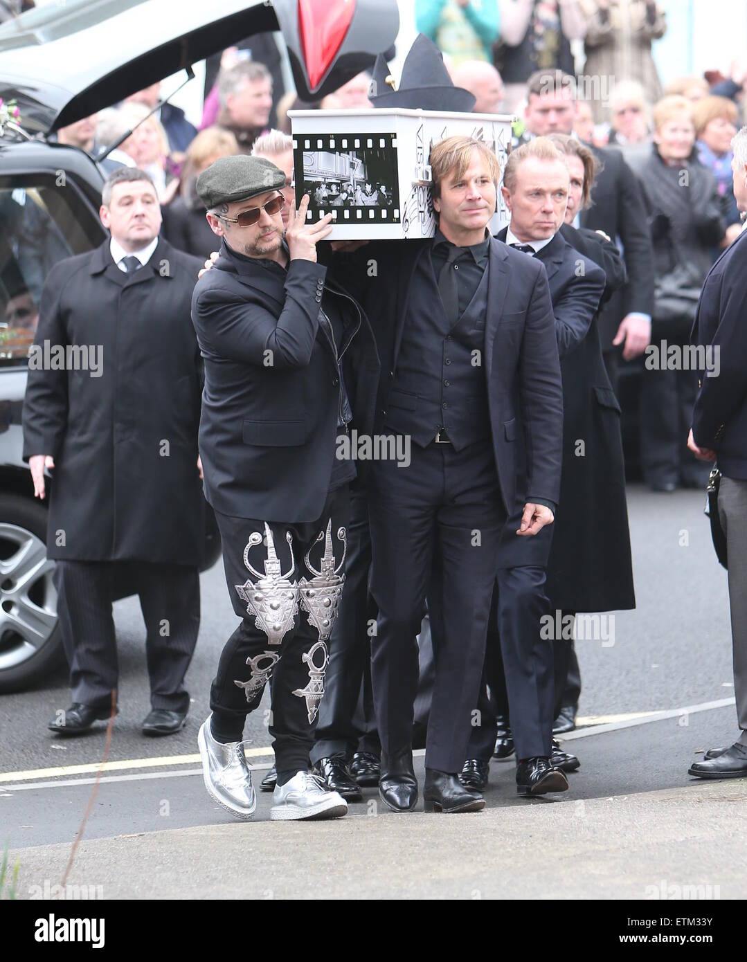 The funeral of Visage star Steve Strange at All Saints Church ...