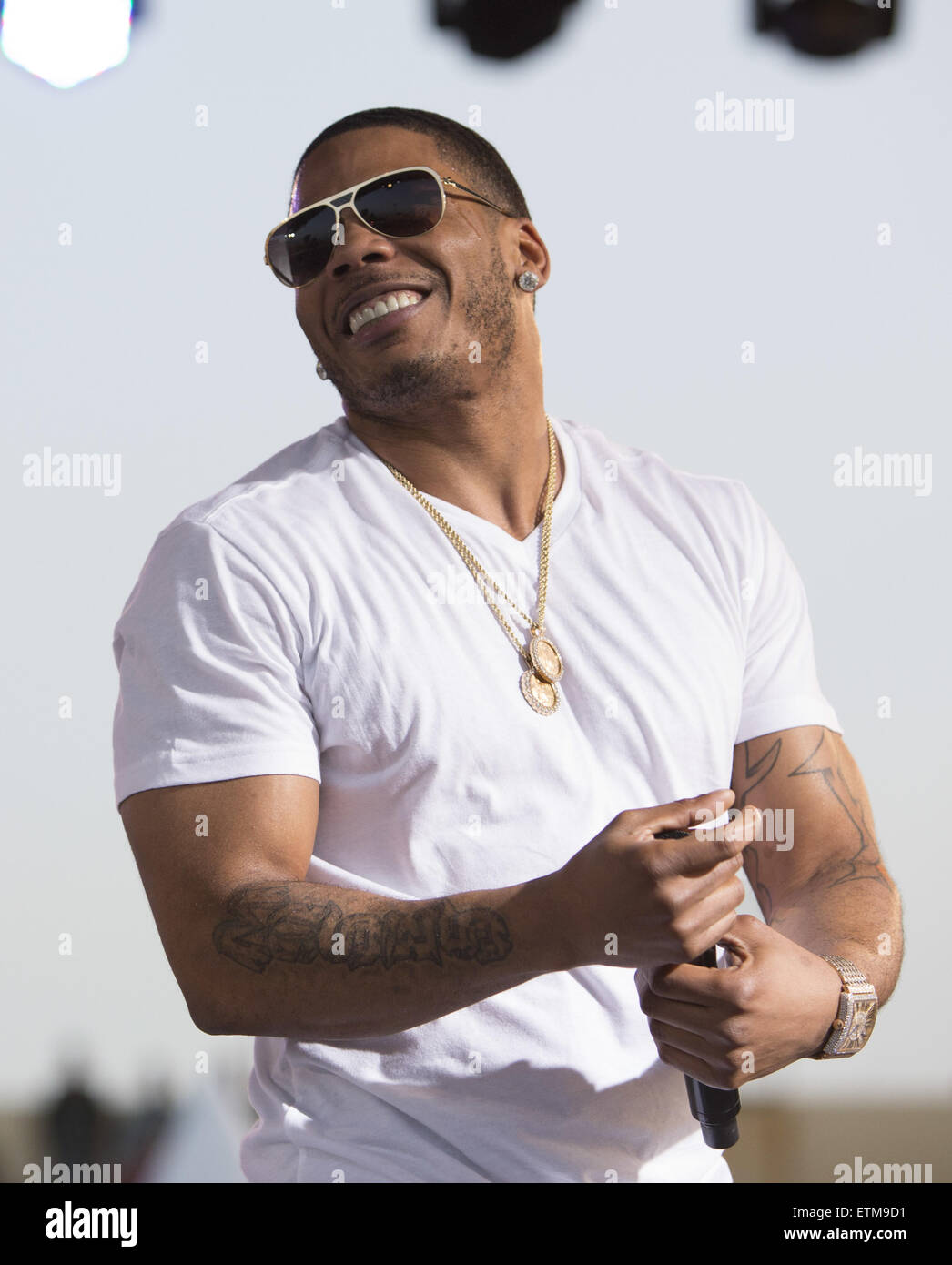 Nelly performs live in concert at the Martyr Franso Hariri Stadium ...