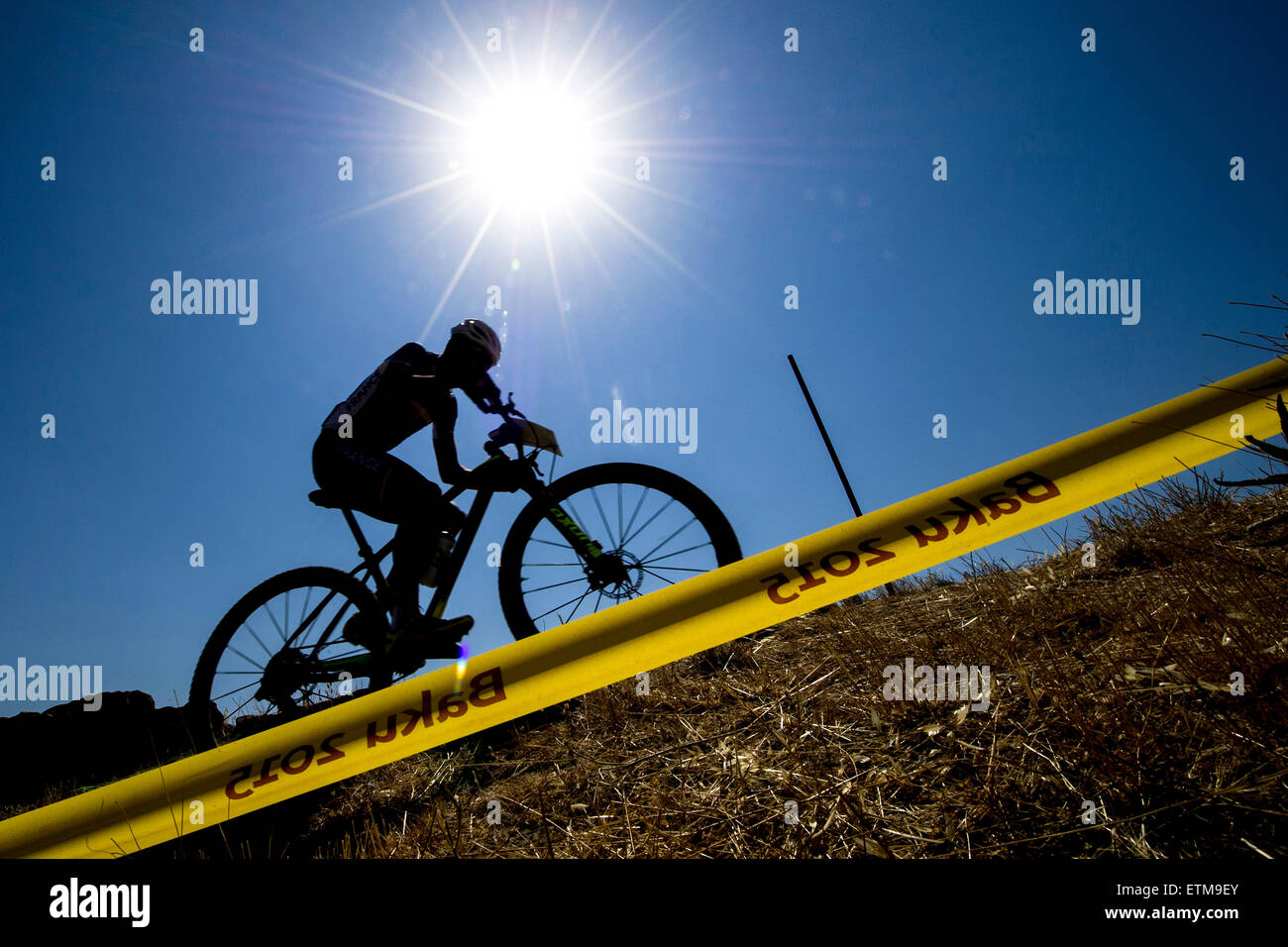 Evropske hry, cyklistika - horska kola: cross country muzi, 13. cervna v  Baku Stock Photo - Alamy