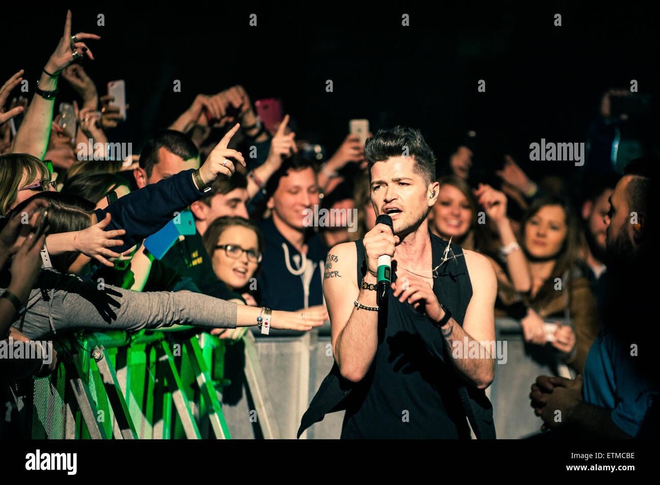The Script Concert O2 The Script In Concert London High Resolution Stock Photography and ...