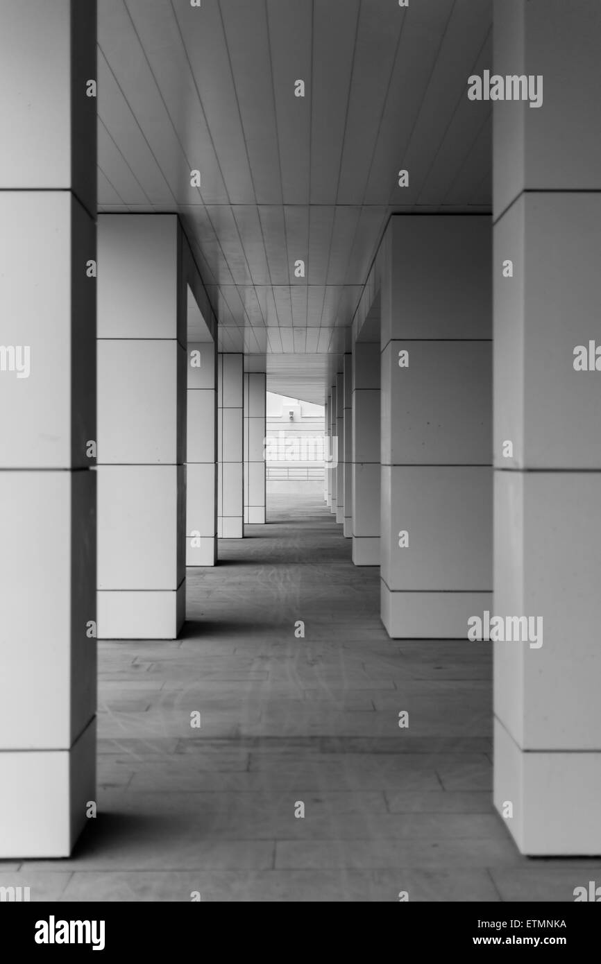 Modern clean fresh building Black and White Stock Photos & Images - Alamy