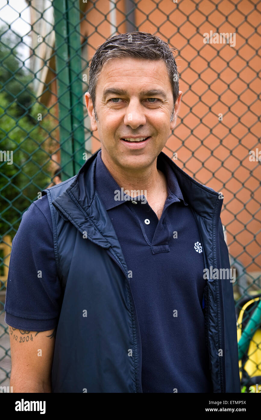 14.06.2015 - Milan, San Vittore prison, Alessandro Costacurta Stock Photo