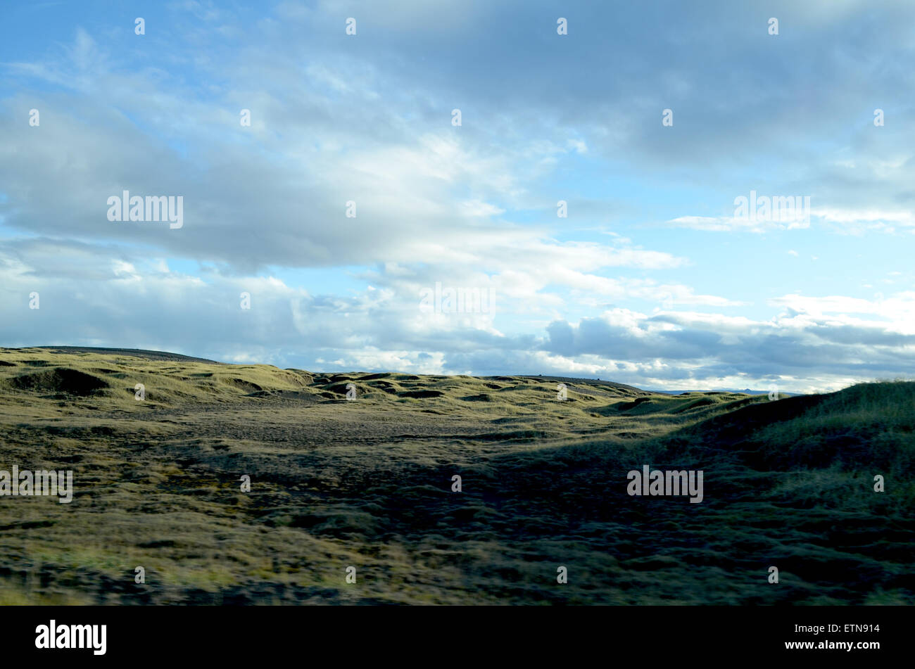 Barren landscape, Iceland Stock Photo
