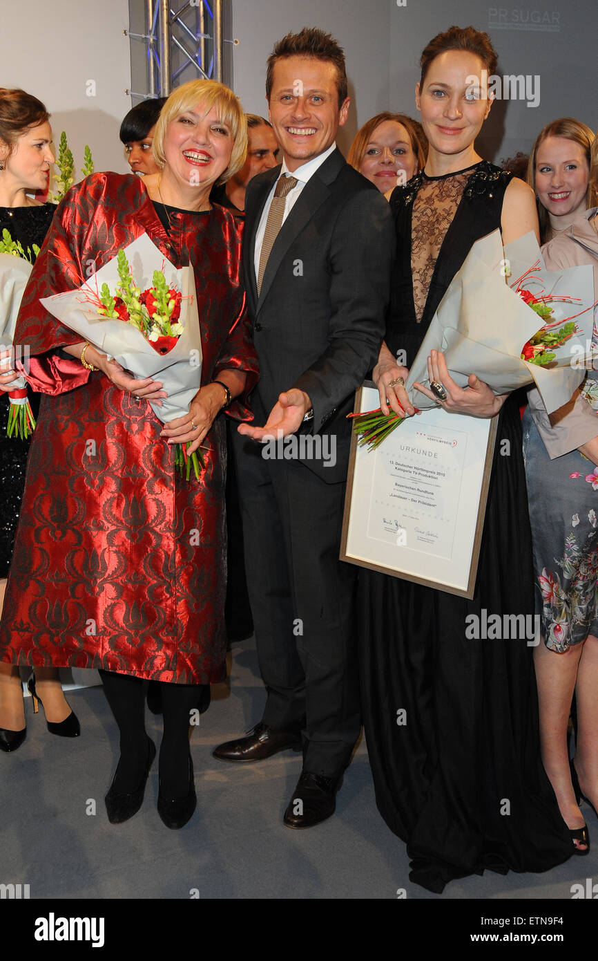 Celebrities at Deutscher Hoerfilmpreis at Deutsche Bank Atrium ...