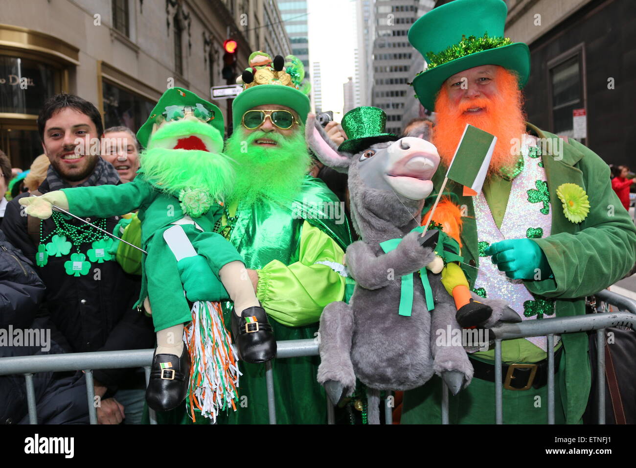 St. Patrick's Day Parade in New York City Featuring: Atmosphere Where ...