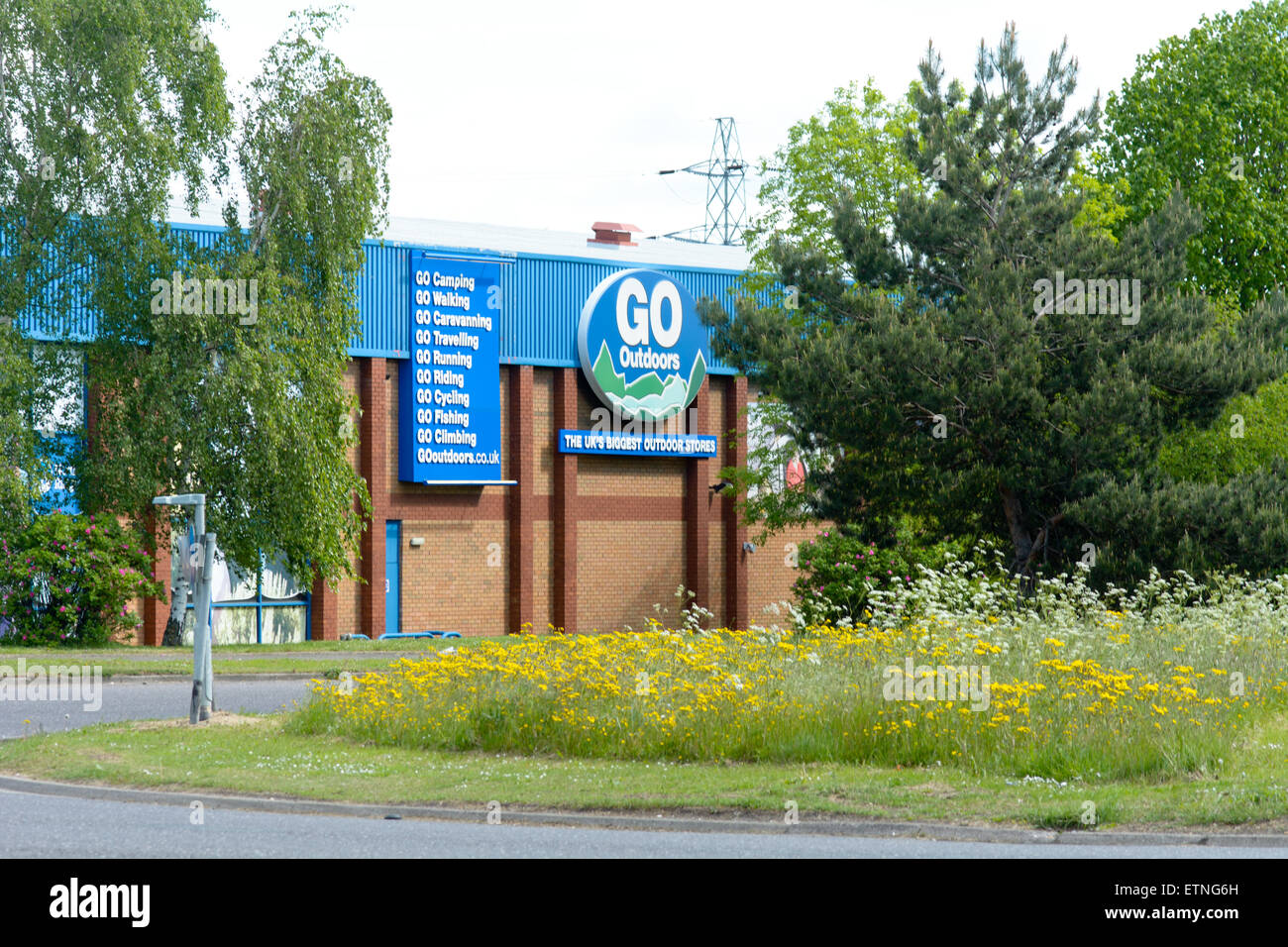 Go Outdoors store in Bedford, Bedfordshire, England Stock Photo