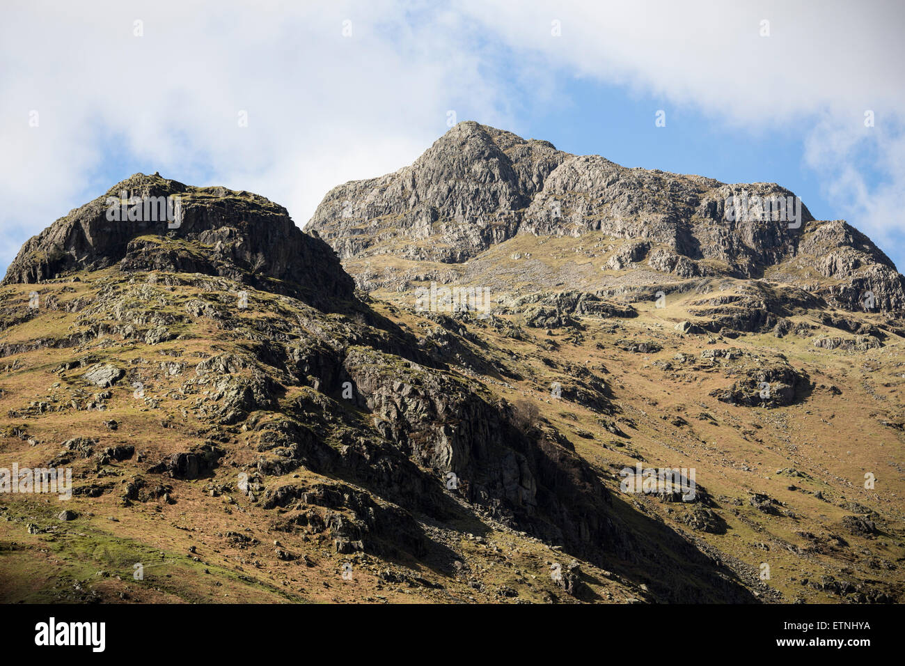Harrison Stickle, Langdale Pikes Stock Photo