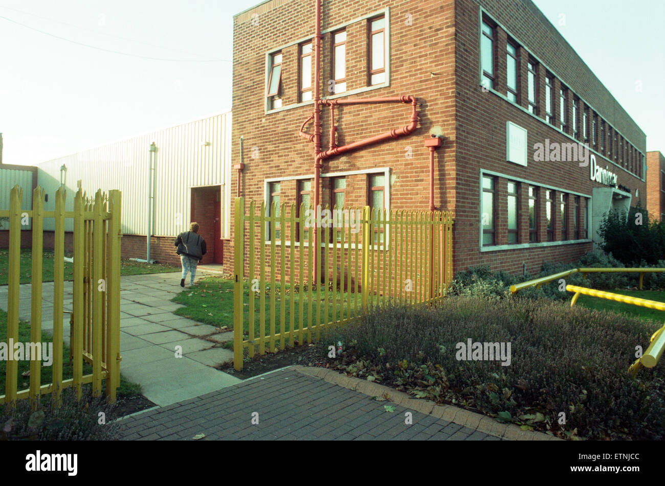 The Dannimac factory on Southbank Road, Middlesbrough. 29th October 1996. Stock Photo