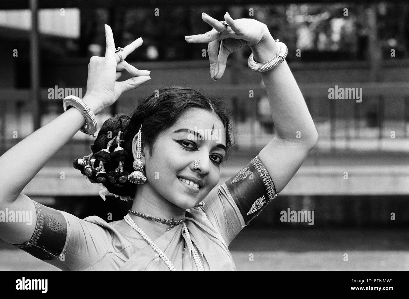 Indian Classical Dancers, London, 28th August 1965. Stock Photo