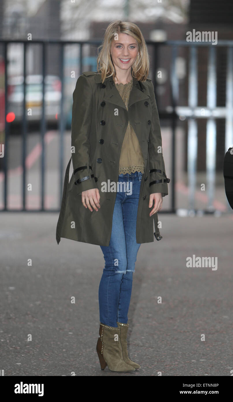 Mel Walcott outside the ITV Studios Featuring Mel Walcott Where